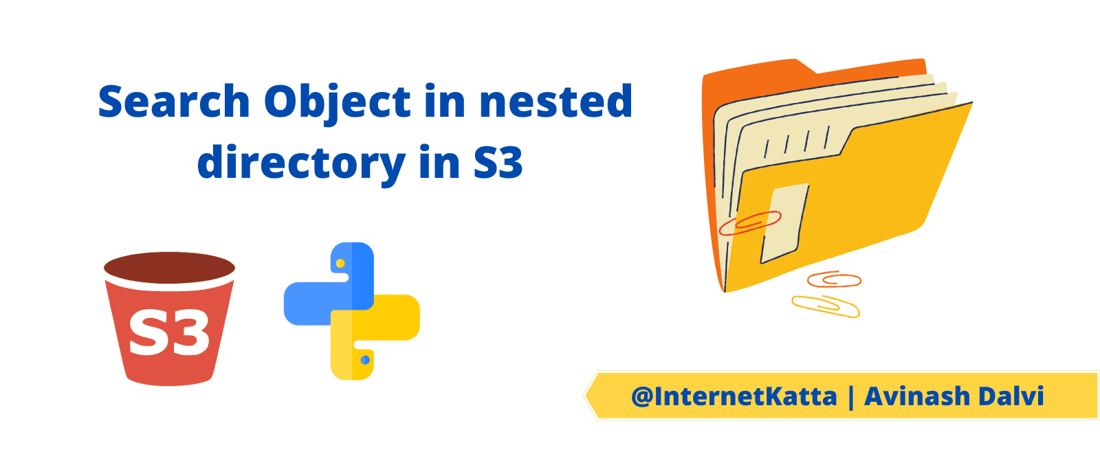 Search file or folder in nested subdirectory of S3 bucket